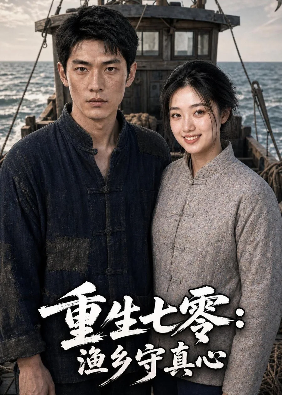 黄果AI短剧年代重生题材重生七零渔乡守真心海报